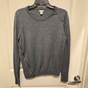 J. Crew Zipper Detail Sweater